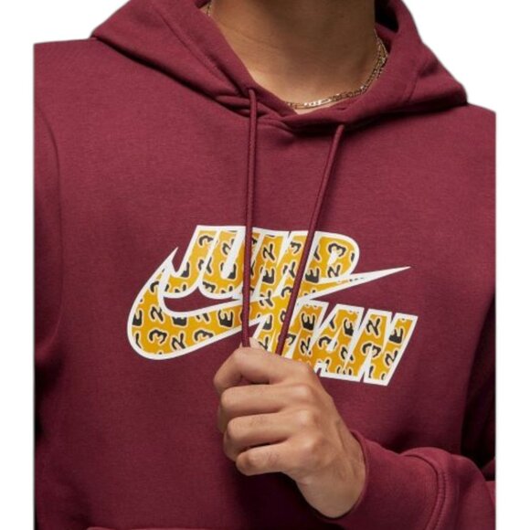 Nike Air Jordan Men's Size 2XL Sweatsuit 2pc Tracksuit Matching Burgundy Set NWT - Picture 7 of 11